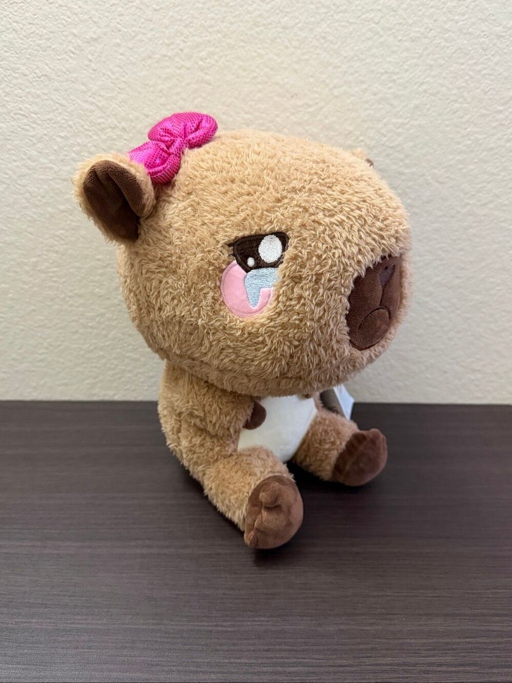 Cuddle Barn Cabybara Crying 10 Inch Plush